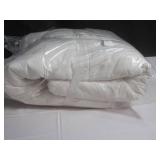 Size King/Cal King Color Cream  French Linen Box Stitch Quilt | BOKSER HOME