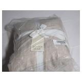 Size King/Cal King Color Putty Heather 100% French Linen Duvet Cover | BOKSER HOME
