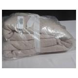 Size King/Cal King Color Putty Heather 100% French Linen Duvet Cover | BOKSER HOME