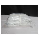 Twin Color Cream & Wave Floral 100% French Linen Sheet Set | BOKSER HOME
