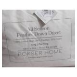 Size King/Cal King - All Season Feather & Down Duvet Comforter Insert | BOKSER Home
