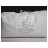 King 2 Pack Soft White Duck Feather & Down Bed Pillow | BOKSER HOME