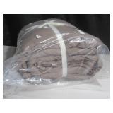 Size Full/Queen Color Clove French Linen Comforter & Sham Set | BOKSER HOME