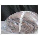 Size Full/Queen Color Clove French Linen Comforter & Sham Set | BOKSER HOME