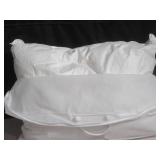 Size Standard 2 Pack Soft White Duck Feather & Down Bed Pillow  BOKSER HOME
