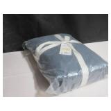 Size King/Cal King Color Baltic 100% French Linen Duvet Cover | BOKSER HOME