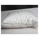 Size 26" x 26" Euro Color White French Linen Box Stitch Quilted Shams