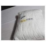 Size 26" x 26" Euro Color White French Linen Box Stitch Quilted Shams