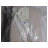 Size Full/Queen Color Putty Heather French Linen and Cotton Duvet Cover & Sham Set | BOKSER HOME
