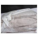 Size Full/Queen Color Putty Heather French Linen and Cotton Duvet Cover & Sham Set | BOKSER HOME