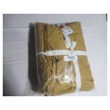 King Cal King Color Honey French Linen and Cotton Duvet Cover