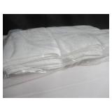 12 Pack BOKSER HOME BH70109 White Bath Towel 25" X 54"
