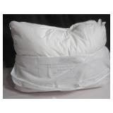 2 Pack Size Standard  Medium White Duck Feather & Down Bed Pillow | BOKSER HOME