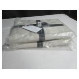 2 Pack Queen Clay 100% Cotton Sateen Flat Sheet Separate | BOKSER HOME