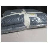 Size King/Cal King Color Baltic French Linen Box Stitch Quilt | BOKSER HOME
