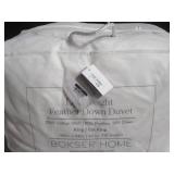 Size King/Cal King - Lightweight Feather & Down Duvet Comforter Insert BOKSER Home