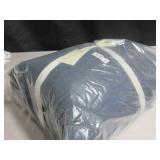 Size Full/Queen Color Baltic French Linen Box Stitch Quilt BOKSER HOME
