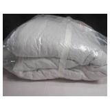 Size Full/Queen Color Pebble Heather French Linen Comforter  BOKSER HOME