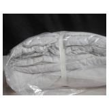 Size Full/Queen Color Pebble Heather French Linen Comforter  BOKSER HOME