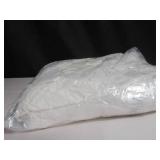 Size Full/Queen White French Linen Box Stitch Quilt | BOKSER HOME