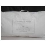 King Firm 700 Fill Power Luxury White Duck Down RDS Certified Machine Washable White Bed Pillow BOKSER HOME