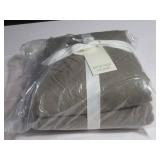 Size Full/Queen Color Moss French Linen and Cotton Duvet Cover & Sham Set  BOKSER HOME
