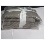 Size Full/Queen Color Moss French Linen and Cotton Duvet Cover & Sham Set  BOKSER HOME