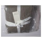 Size Full/Queen Color Moss French Linen and Cotton Duvet Cover & Sham Set  BOKSER HOME