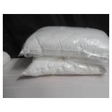 2 Pack Medium 700 fill Power Luxury White Duck Down Machine Washable White Bed PillowBOKSER HOME