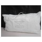 King Soft 700 Fill Power Luxury White Duck Down  Machine Washable White Bed Pillow BOKSER HOME