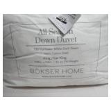 Size King/Cal King All Season 700 Fill Power Luxury White Duck Down Duvet Comforter Insert BOKSER HOME