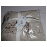 Size Full/Queen Color Putty Heather French Linen and Cotton Duvet Cover & Sham Set BOKSER HOME