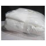 Size Queen Color White 100% French Linen Sheet Set | BOKSER HOME
