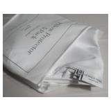 5 Pack Zip Pillow Protector, 100% Cotton Queen White
