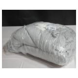 Size King/Cal King Color Shadow Pinstripe 100% French Linen Duvet Cover BOKSER HOME