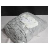 Size King/Cal King Color Shadow Pinstripe 100% French Linen Duvet Cover BOKSER HOME