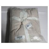 Size King/Cal King Color Putty Heather 100% French Linen Duvet Cover | BOKSER HOME