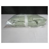 Size King Color Matcha 100% French Linen Bed Skirt BOKSER Home