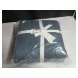Size Full/Queen Color Baltic French Linen Box Stitch Quilt BOKSER HOME