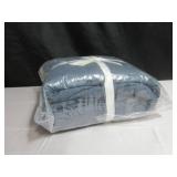 Size Full/Queen Color Baltic French Linen Box Stitch Quilt BOKSER HOME
