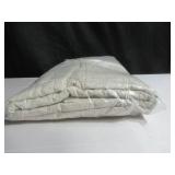Size Full/Queen Color Putty Heather French Linen Box Stitch Quilt BOKSER HOME