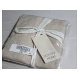 Color Putty Heather 100% French Linen Sham 16"X16"