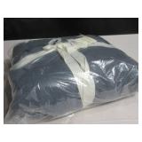 Size Full/Queen Color Baltic French Linen Box Stitch Quilt | BOKSER HOME