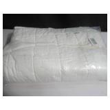 Color White Size King/Cal King French Linen Box Stitch Quilt BOKSER HOME