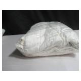 Color White Size King/Cal King French Linen Box Stitch Quilt BOKSER HOME