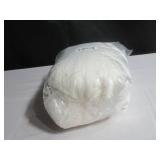 Size King White French Linen Box Stitch Quilted Shams BOKSER HOME