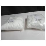 King 2 Sets Of 2 Cream  100% French Linen Pillowcase Set BOKSER HOME