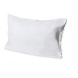 5 Pack Zip Pillow Protector, 100% Cotton Queen White