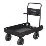 Husky 38 in. W All-Terrain Folding Tool Cart  Customer Returns See Pictures