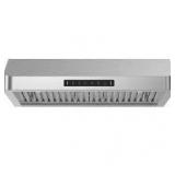VIKIO 30 in. 900CFM Ducted Under Cabinet Range Hood with 3-Way Venting LED and Gesture Control in Stainless Steel  Customer Returns See Pictures